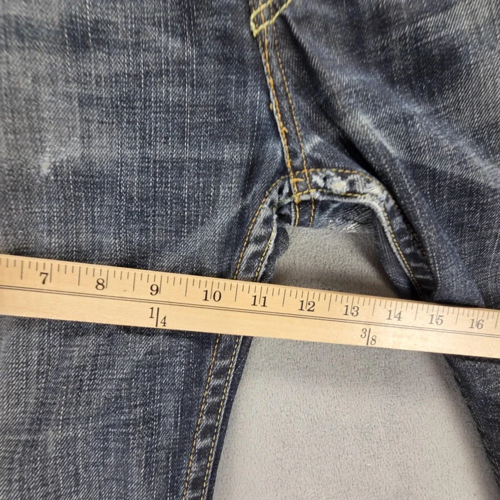 Vintage Levis Engineered Jeans Mens 34x34 Blue Star Buckle Back Honeycomb